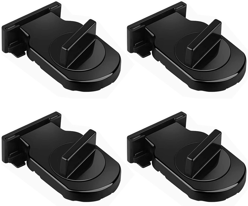 Upgrade Pack Sliding Window Locks, Adjustable Track Rail Stoppers