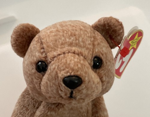 TY Beanie Babies Lot of 2 Bears Almond and Pecan Retired Rare Vintage 1999 PE