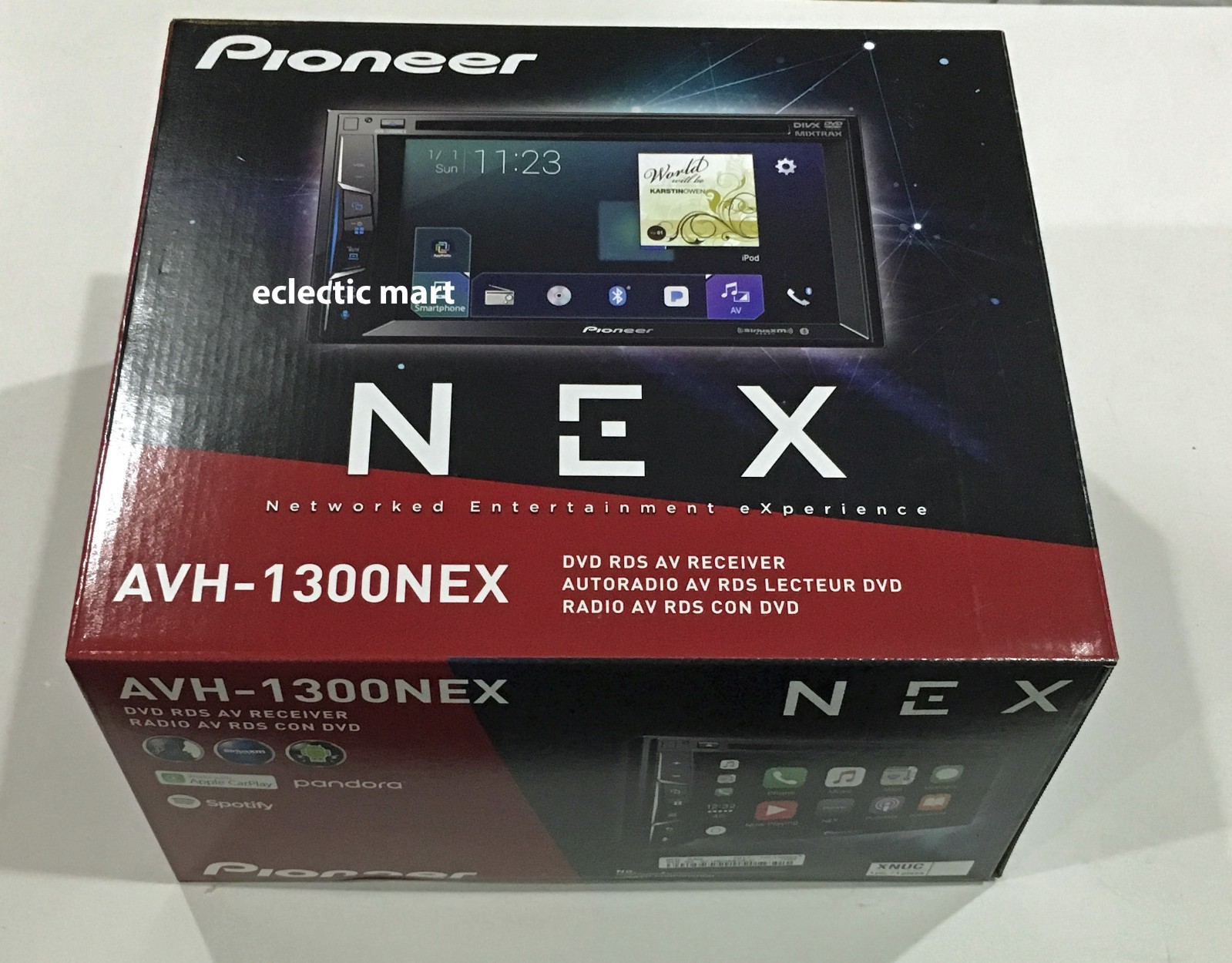 Pioneer Avh-1300nex 2-Din Dvd/Iphone/ Usb/ Bluetooth, Pandora, Apple Car Play