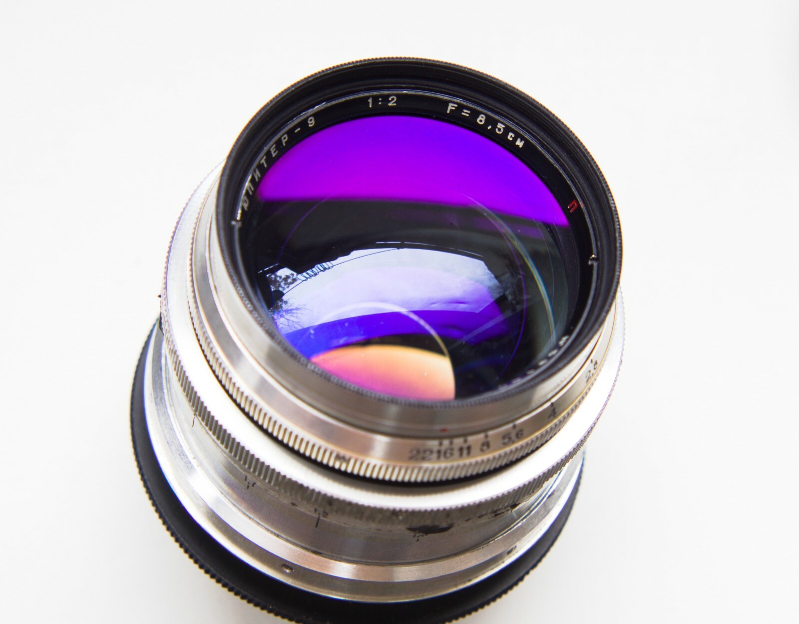 KMZ JUPITER9 Lens 85mm f2 Lens for Contax RF Kiev w/ EF adapter のeBay