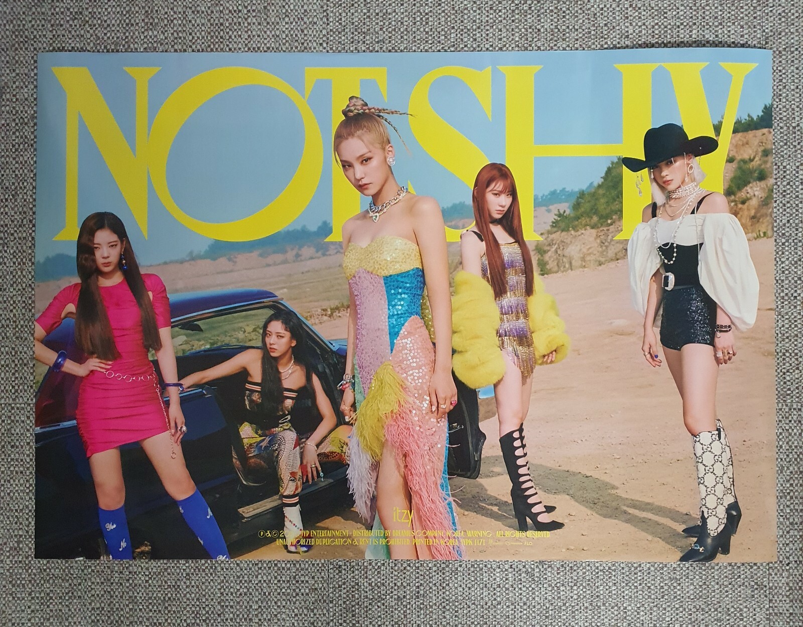 ITZY アルバムNOT SHY 入手困難非売品ポスターセット ITZY