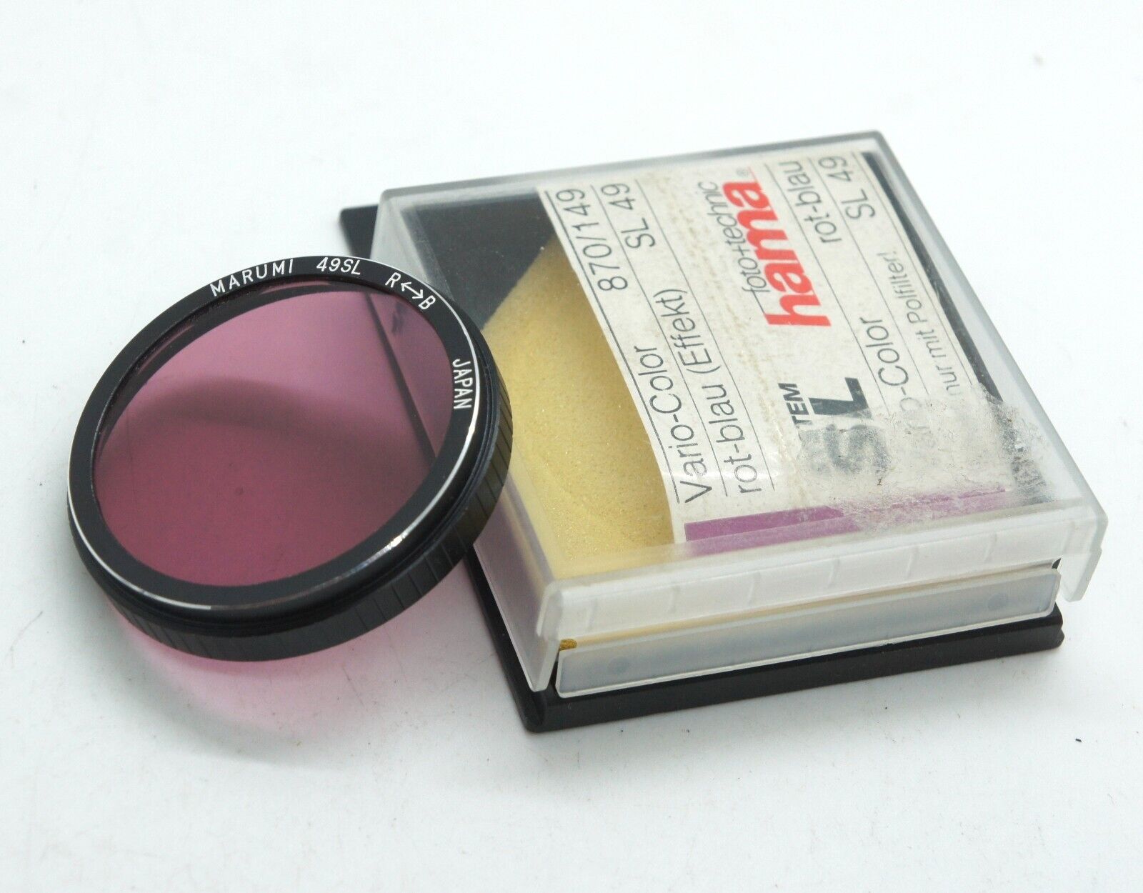 Marumi Light Violet (Red Blue) SLIP-ON LENS Filter 49SL R-B Marumi Light Violet (Red Blue) SLIP-ON LENS Filter 49SL R-B