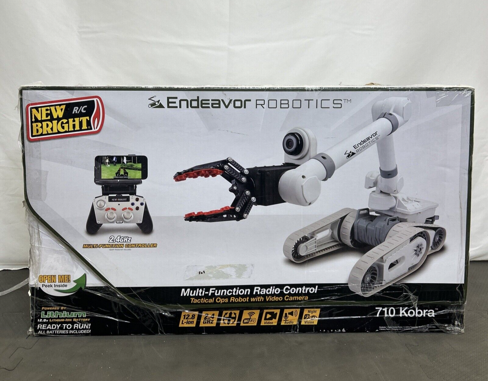 New Bright Endeavor Robotics 710 Kobra Tactical Ops Robot w/Video