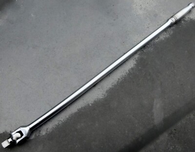 Snap On SN24B SN24C 1/2'' Drive Chrome 24'' Handle Flex Head Breaker Bar USA Made