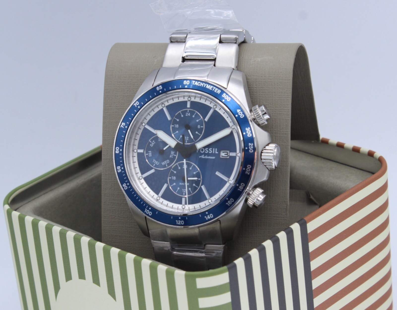 Autocross Multifunction Two-Tone Stainless Steel Watch - BQ2876 - Fossil