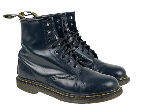Dark blue doc martens sale