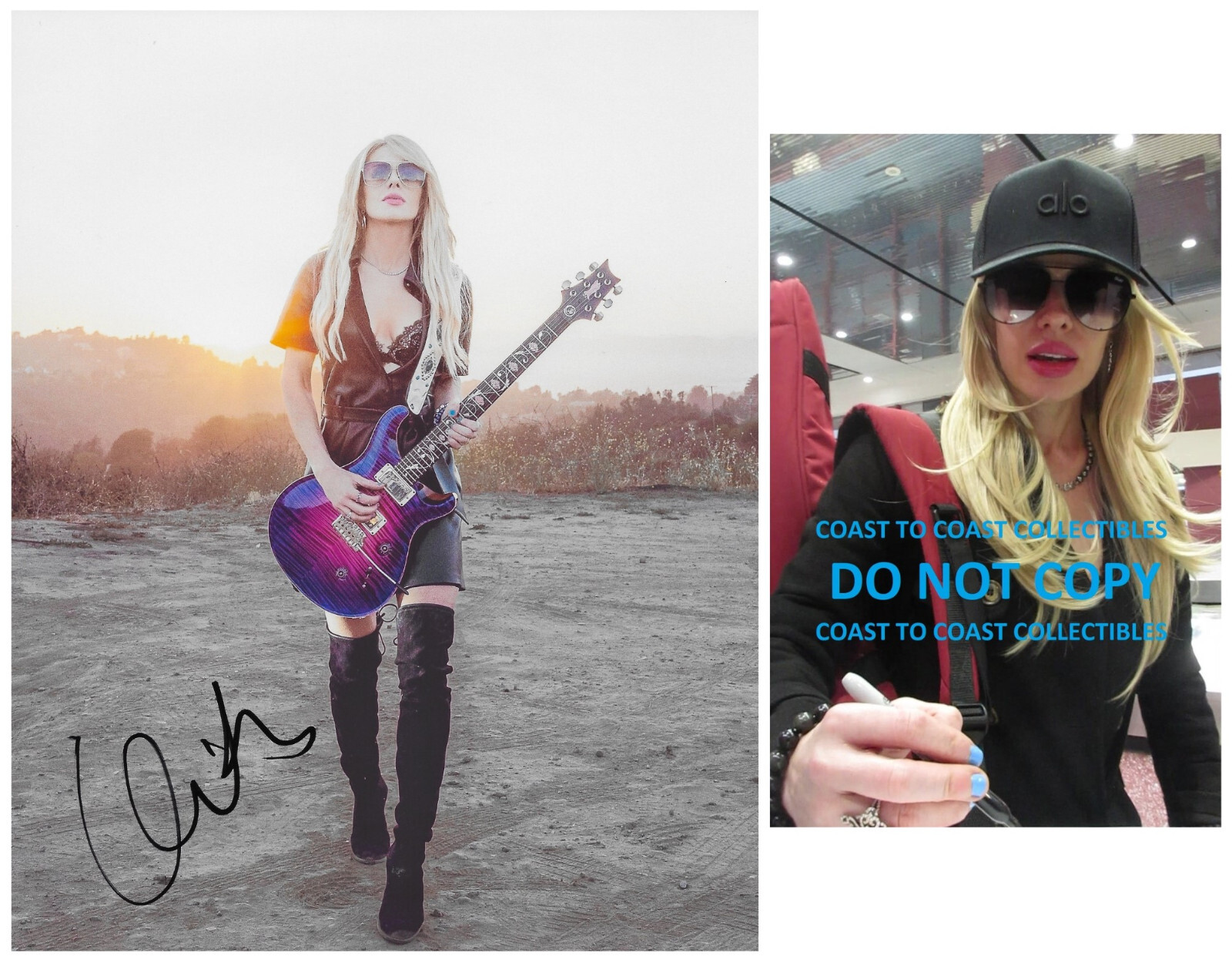Orianthi Signed 8x10 Photo COA Proof Autographed Guitarist Singer Songwriter.. STAR Orianthi Signed 8x10 Photo COA Proof Autographed Guitarist Singer Songwriter.. STAR
