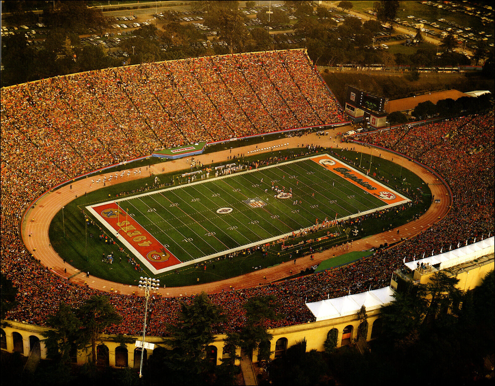 1986 Vintage Print Stanford Stadium Superbowl 49ers Miami 1986 Vintage Print Stanford Stadium Superbowl 49ers Miami