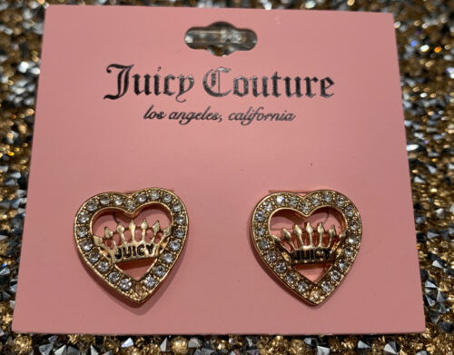 Juicy Couture ロゴ ハート スタッド ピアス Heart Stud Earrings - Juicy Couture