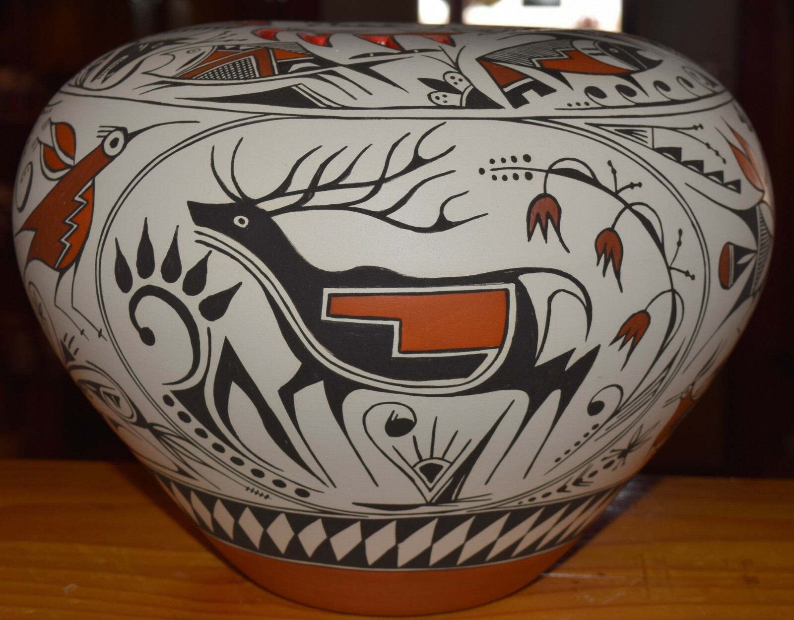 LARGE ROBERT TRUJILLO BEAR CLAW/BIRD/DEER/BEAR/DRAGONFLY... SEED VESSEL/AWESOME!