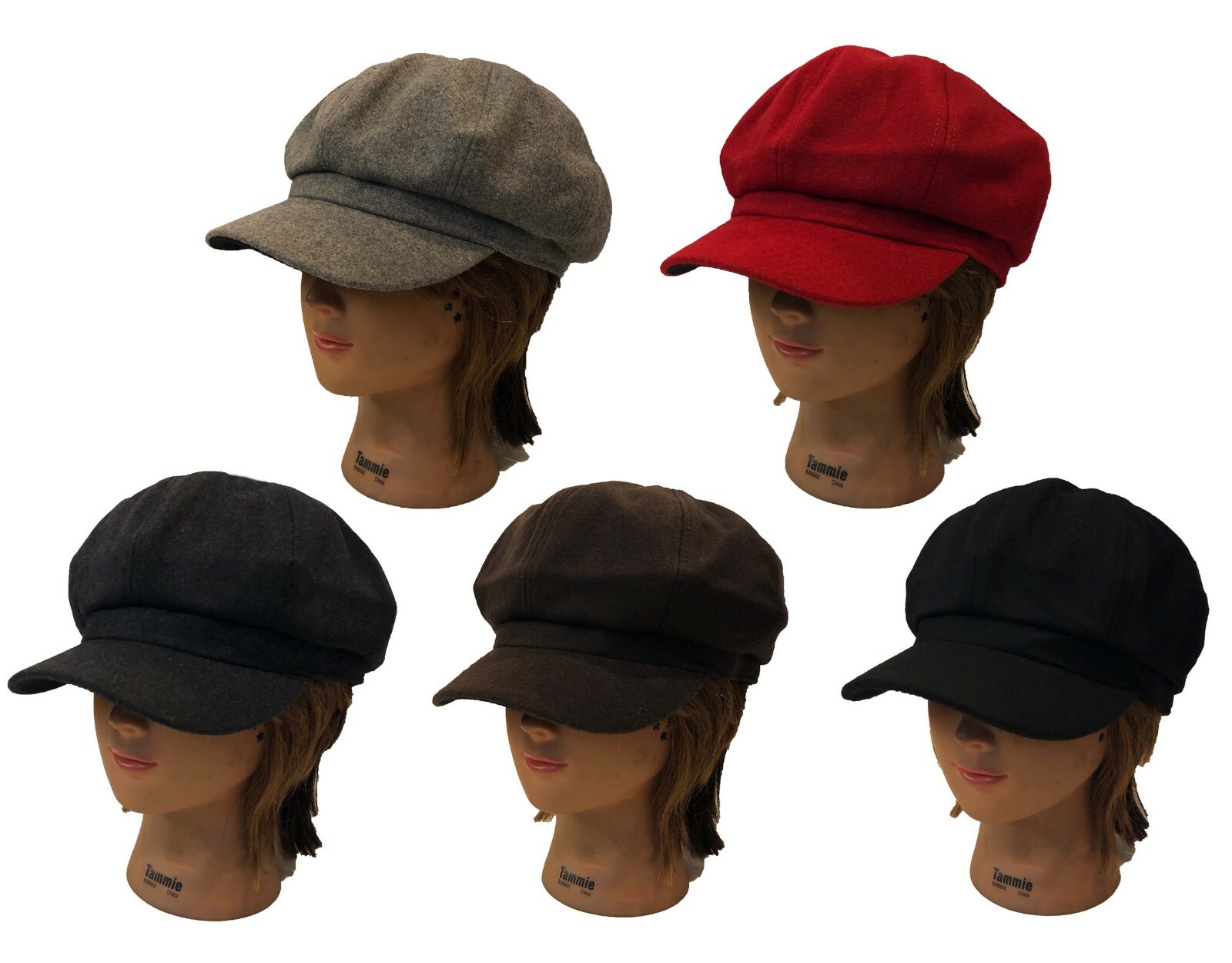 Ladies Men Women 6 Panel Applejack Newsboy Gatsby Driving