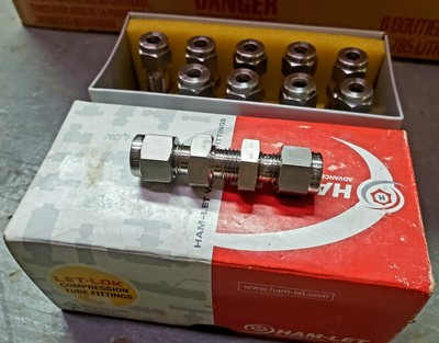 HAM-LET LET-LOK COMPRESSION TUBE FITTINGS - 10 / BOX