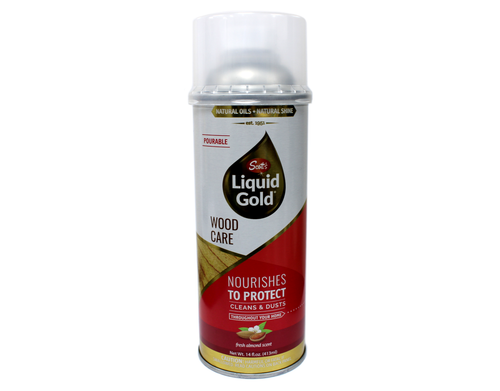 2 Pack Scott's Liquid Gold Pourable Wood Care Furniture Polish and Cleaner 14 oz