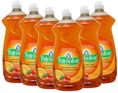 Palmolive Essential Clean Dish Liquid, Orange Tangerine, 28 fl oz - 6 Pack