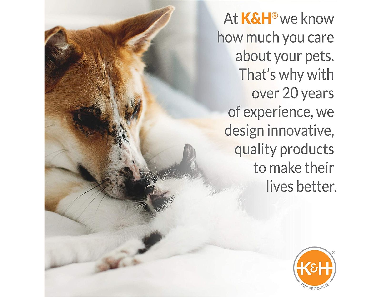 K&H PET PRODUCTS Pet Bed Warmer Electrically Heated 13W Gray Large 11 X 23.75