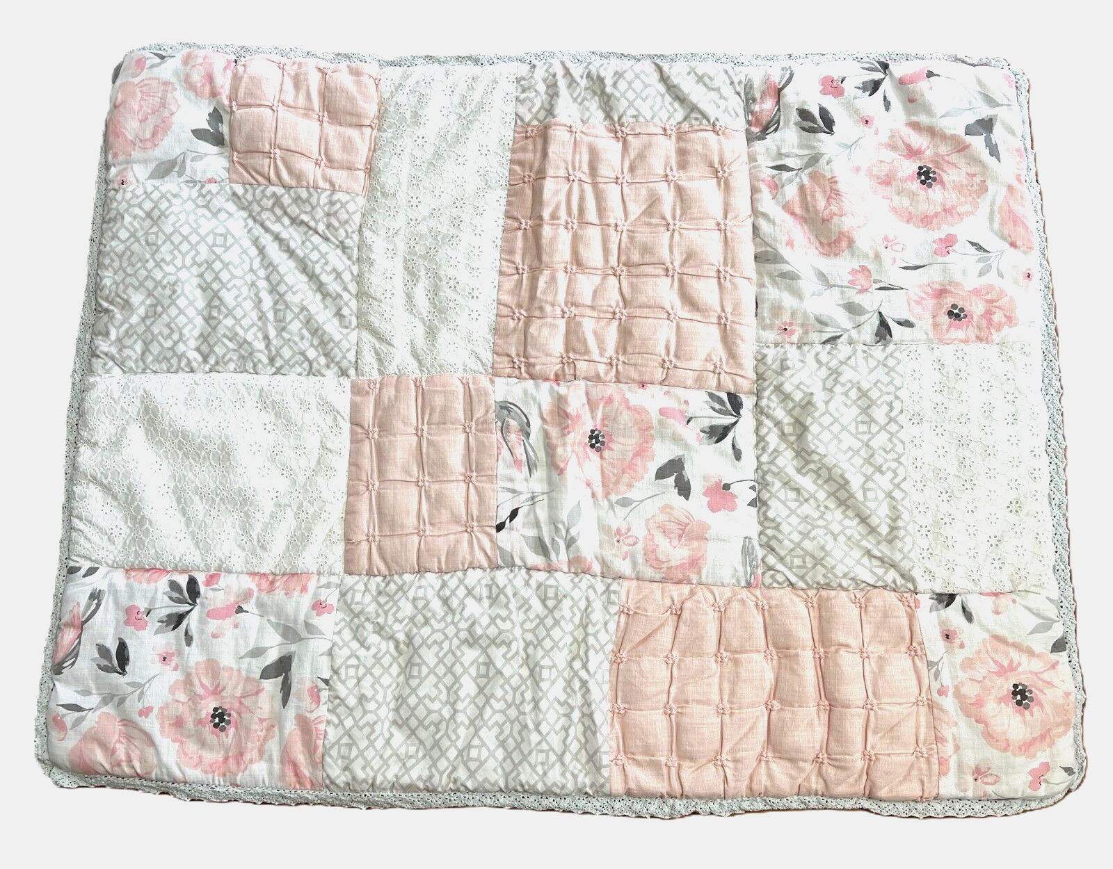 LEVTEX BABY Crib Comforter Set ELISE 3 Pc EXC