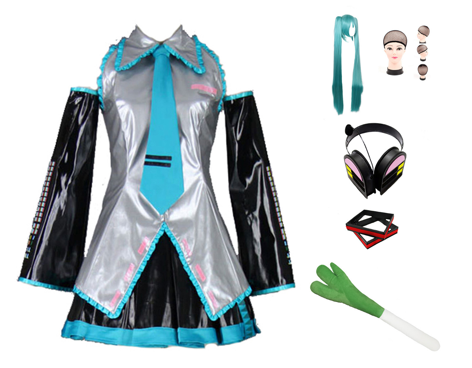 Halloween Cosplay Costume Super Alloy Hatsune Miku Headdress Halloween Cosplay Costume Super Alloy Hatsune Miku Headdress