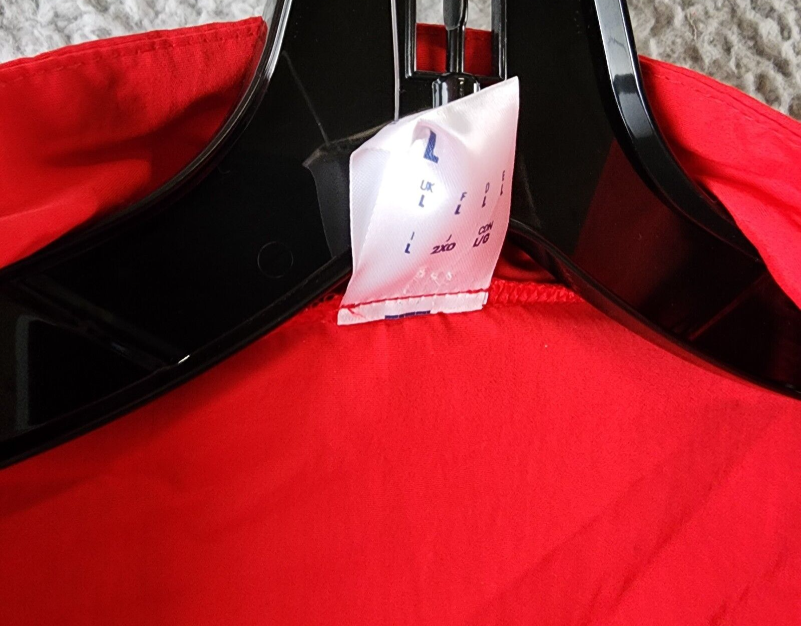 Reebok Retro Colorblocked Quarter-Zip Popover Men's L Vector Red Kangaroo Pocket - Picture 12 of 16