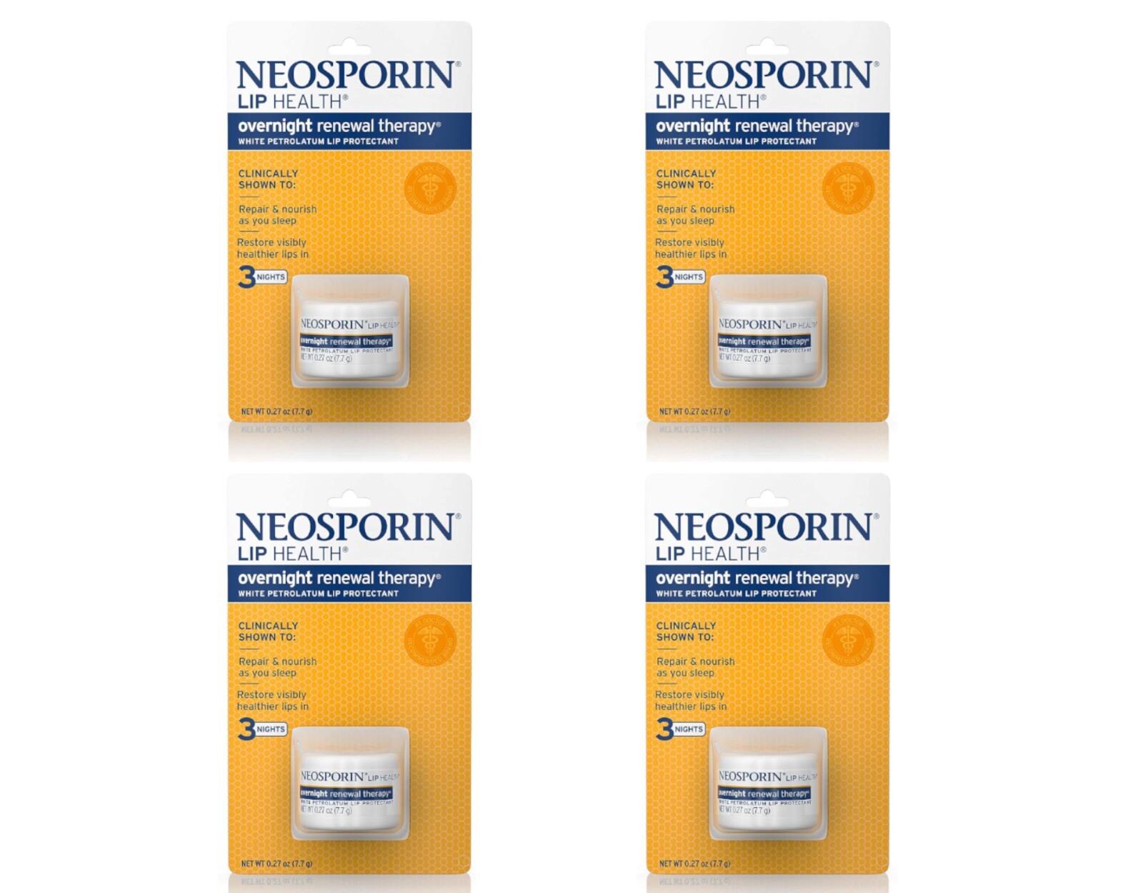 Petrolatum Overnight Renewal Repair Nourish 0.27oz 4pk