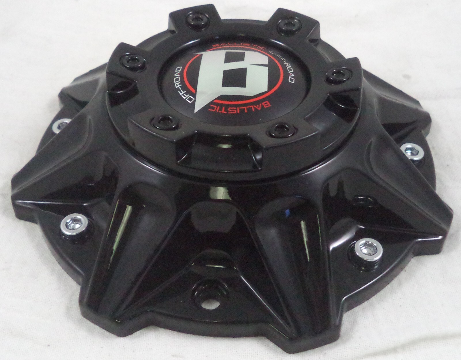 Ballistic Wheels Gloss Black Wheel Custom Center Cap # D702