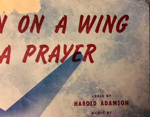 Bob Allen signed sheet music