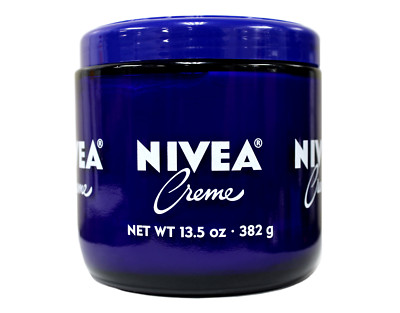 3 Pack Nivea Crème for Face, Hands and Body Glass Jar Net Wt 13.5 oz 382 g