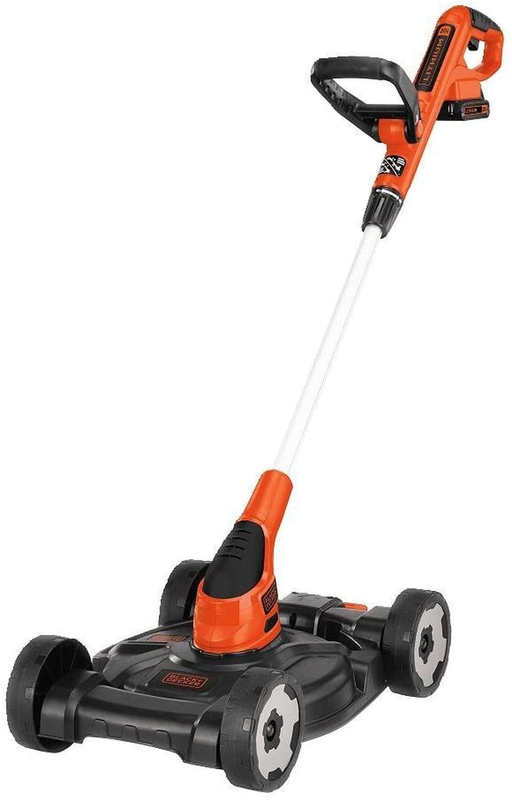 3-in-1 Lawn Mower String Trimmer and Edger 12-Inch Cordless Battery Powered