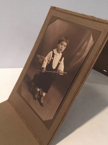Antique Photo In Cabinet Card From Early 1900's Rare Excellent Condition 9of14