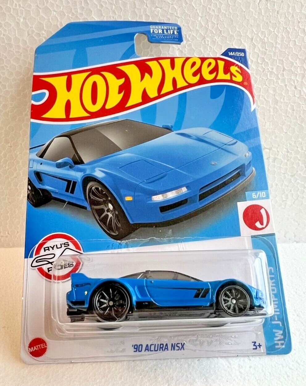 Hot Wheels 90 ACURA NSX - Blue # 144/250 ' HW J-imports 10