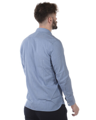 Pre-owned Burberry Shirt Cotton Man Light Blue 4056304 Sz.l Make Offer