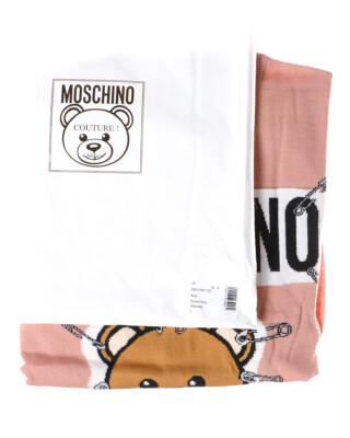 Pre-owned Moschino Sweater Pullover Wool Italy Woman Pink V09195501 1147 Sz.xxs Make Offer