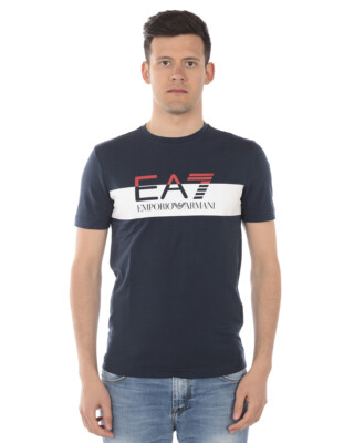 Tシャツ・カットソー EMPORIO ARMANI Men T Shirts EM001717AF14836 F9049 BLUE undefined