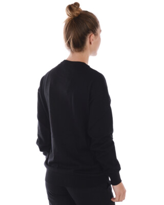 Pre-owned Moschino Sweater Pullover Wool Italy Woman Black V09195501 1555 Sz.xxs Makeoffer
