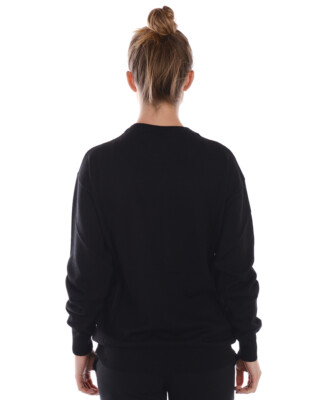 Pre-owned Moschino Sweater Pullover Wool Italy Woman Black V09195501 1555 Sz.s Make Offer