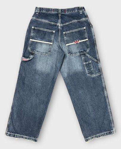 VTG Jnco Jeans Men's 33x32 Baggy Wide Leg Denim Jeans Y2K VTG Jnco Jeans Men's 33x32 Baggy Wide Leg Denim Jeans Y2K