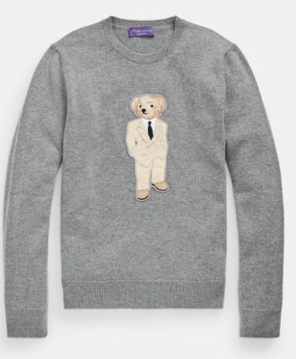 Polo bear top cashmere sweater