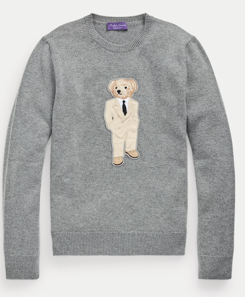 Ralph Lauren Purple Label Grey Leather Suede Suit Polo Bear Ralph Lauren Purple Label Grey Leather Suede Suit Polo Bear