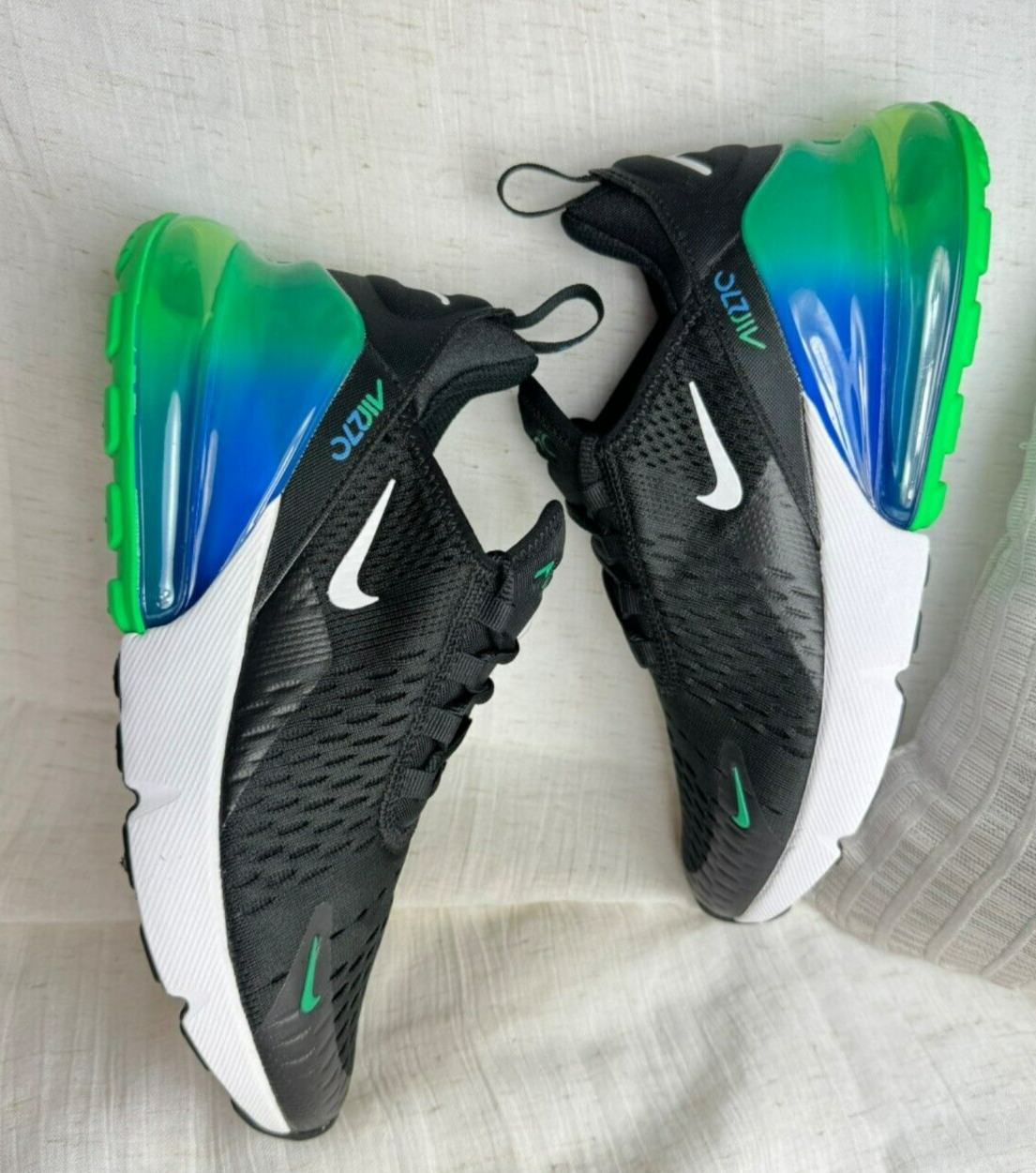 D30- SIZE 5.5Y / 7 WOMEN'S NIKE AIR MAX 270 BLACK / WHITE-MALACHITE FZ4356 001 | eBay D30- SIZE 5.5Y / 7 WOMEN'S NIKE AIR MAX 270 BLACK / WHITE-MALACHITE FZ4356 001 | eBay