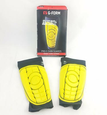 G-Form Pro S Elite Adult Soccer Shin Pads Lists@ $50 NEW Guards Black,Yellow