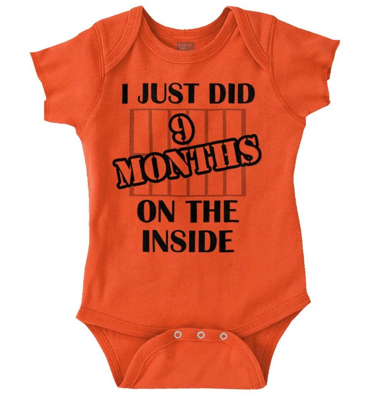 9 Months Funny Newborn Cute Best Gift Outfit Newborn Baby