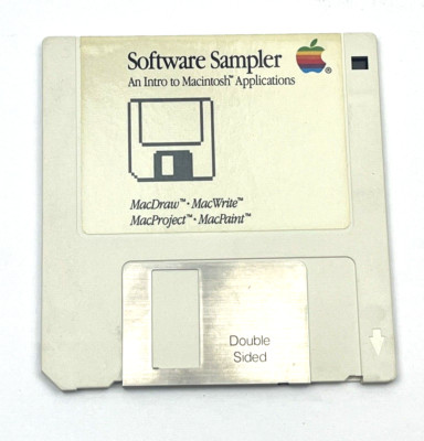 Vintage Apple Macintosh Software Sampler: An Intro To Macintosh Applications