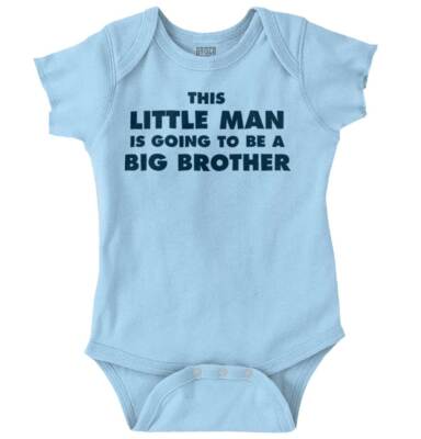 Funny Going To Be A Big Brother Announcement Baby Boys Infant Romper Newborn