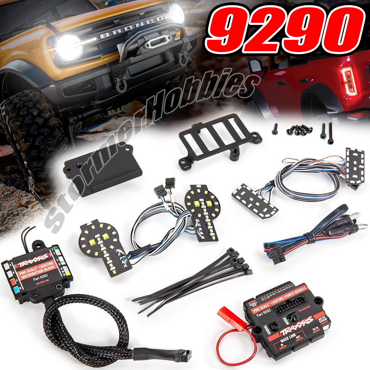 トラクサス TRX4 ブロンコ Pro Scale ライトシステム 9290