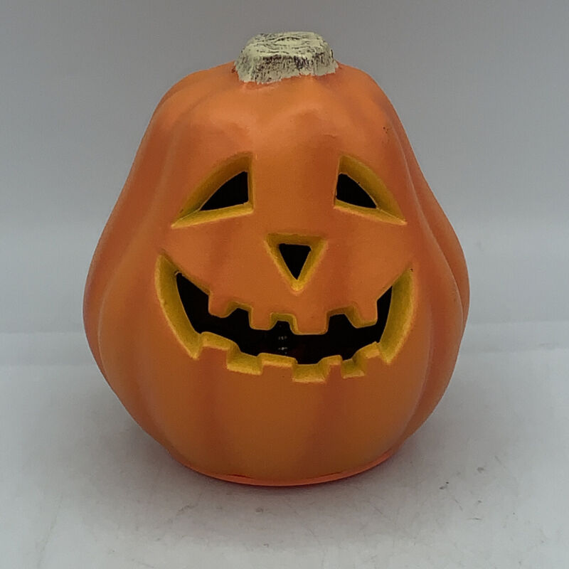 Vintage Jack O Lantern Pumpkin Light Halloween THE PAPER MAGIC GROUP 1998 WORKS!