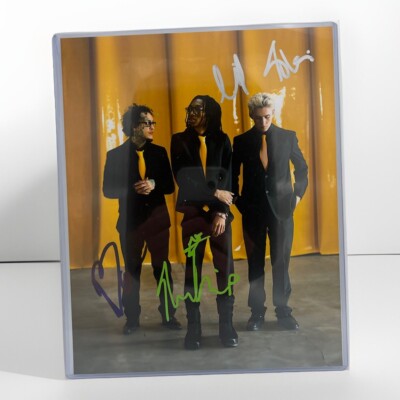 KID LAROI LIL TECCA LIL SKIES 3 SIGNED AUTOGRAPHED 8X10 PHOTO LYRICAL LEMONADE 