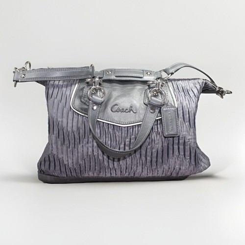 バッグ 2way meong blue Bag / SILVER x Silver 限定即納 ] SILVER MIX kago-bag / M / BLUE | meong blue