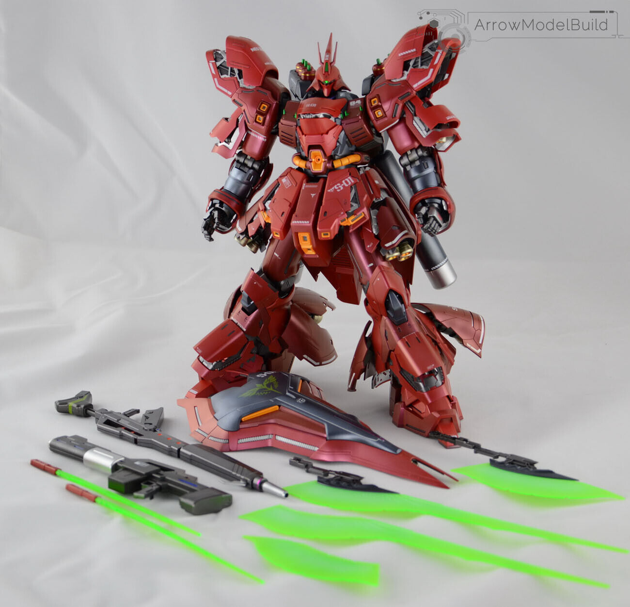 AxisModelWorks Sazabi Ver.ka (Metal Color) Built & Painted AxisModelWorks Sazabi Ver.ka (Metal Color) Built & Painted