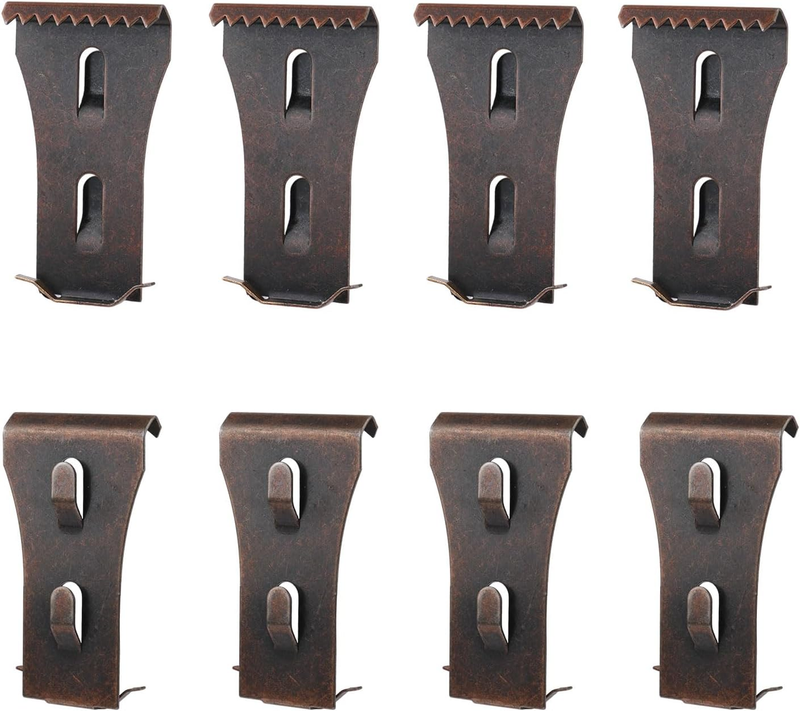 8pcs Brick Hook Clips, Heavy Duty Brick Wall Clamp Brick Clips Fasteners for Han