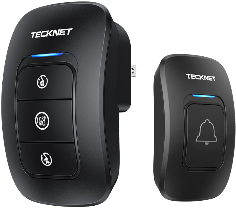 Wireless Doorbell TeckNet Waterproof Wireless Door Bell Chim