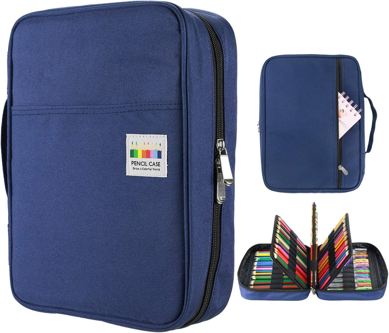 220 Slots Colored Pencil Case, 145 Slots Gel Pens fo Colorin